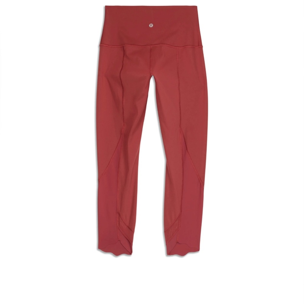 Lululemon Wunder Under High Rise Crop Scallop